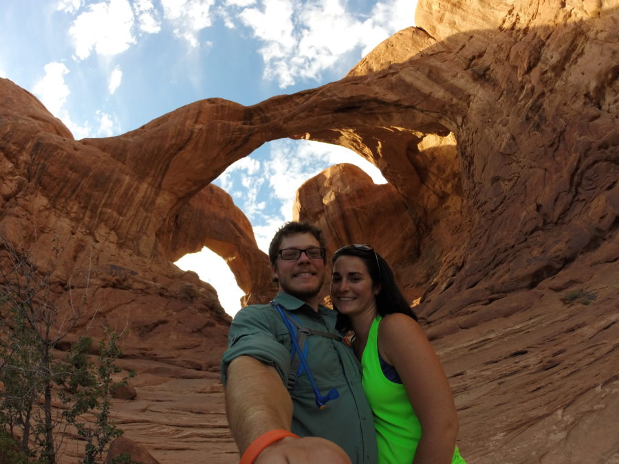 Double arch, Arches National Park, Utah, arboursabroad