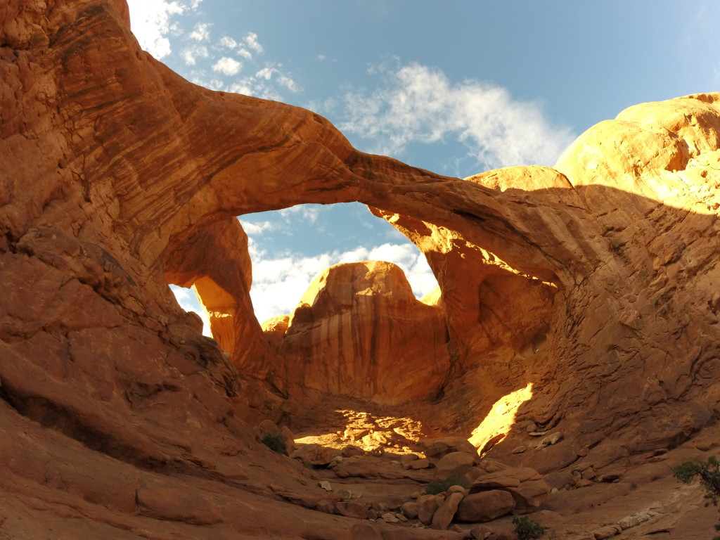 Double arch, Arches National Park, Utah, arboursabroad