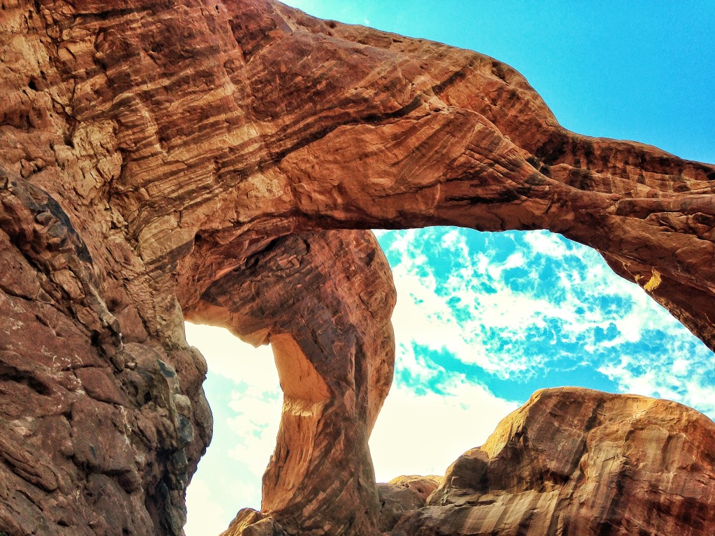 Double Arch, Arches National Park, Utah, arboursabroad