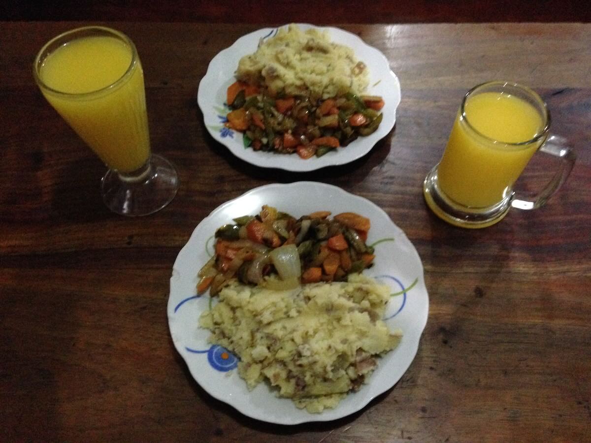 Thanksgiving dinner abroad in la paz bolivia