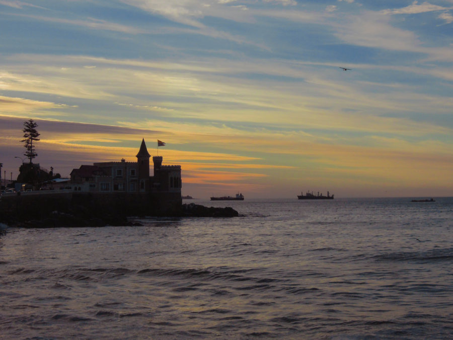Sunset with the beautiful castle!!