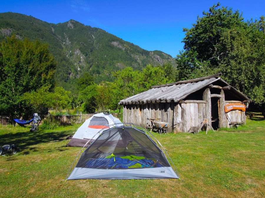 Our home for the evening!! Camping out here was the best!!