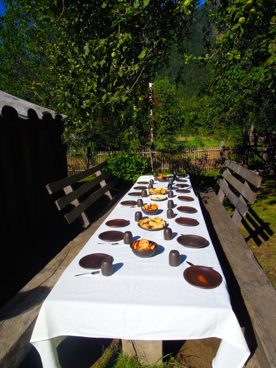 This is how the tables were set for the event on Friday.. Yes all the cookies and pie we made was a huge hit!!