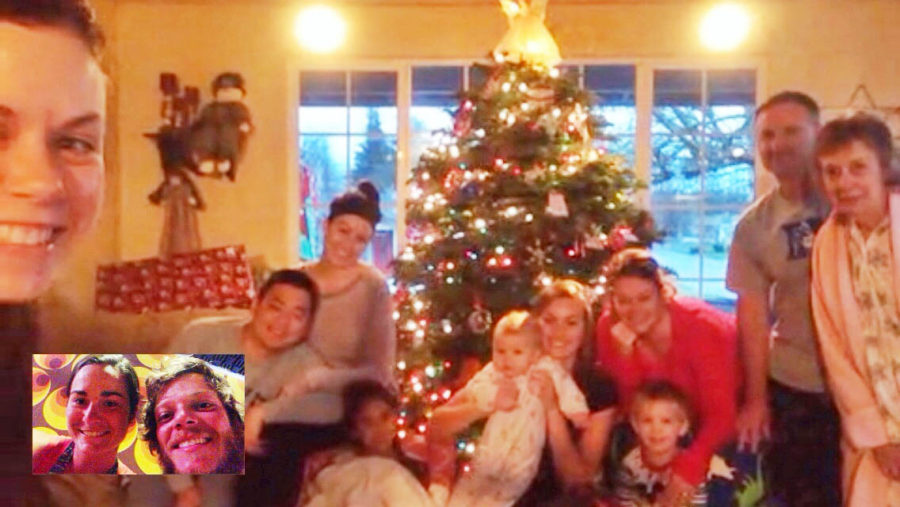 Christmas morning from the Green house!! It's like we were there!!