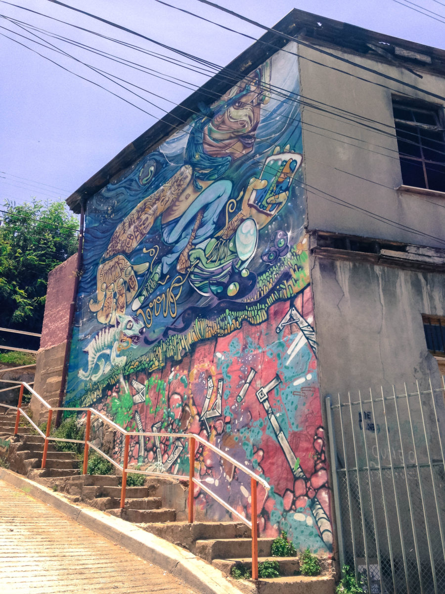It's crazy that they literally graffiti the entire wall.. top to bottom, left to right!!
