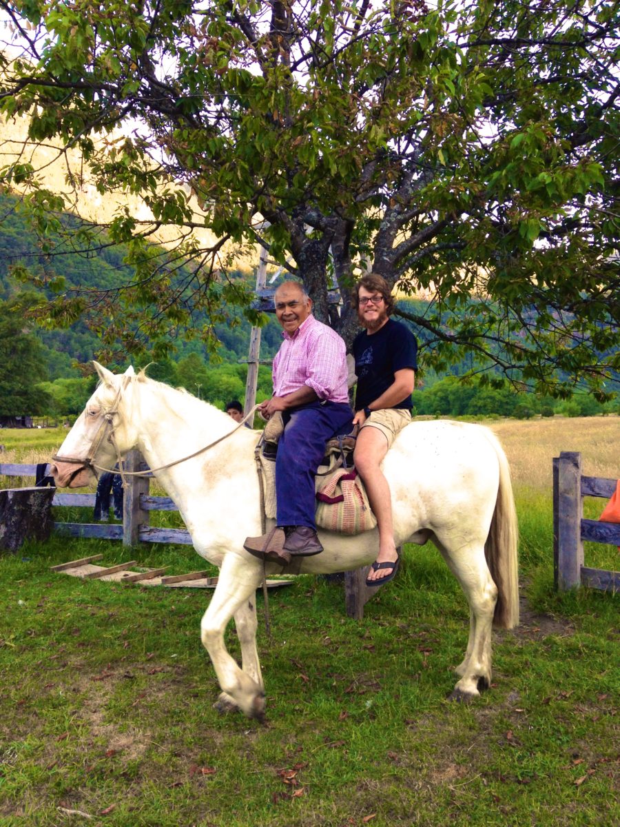 Horse riding with Don Alejandro.