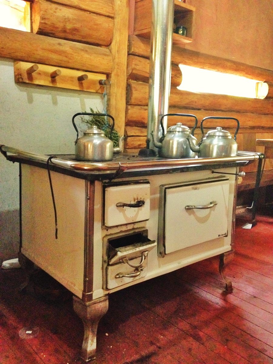 Señora Benita's wood oven/stove.