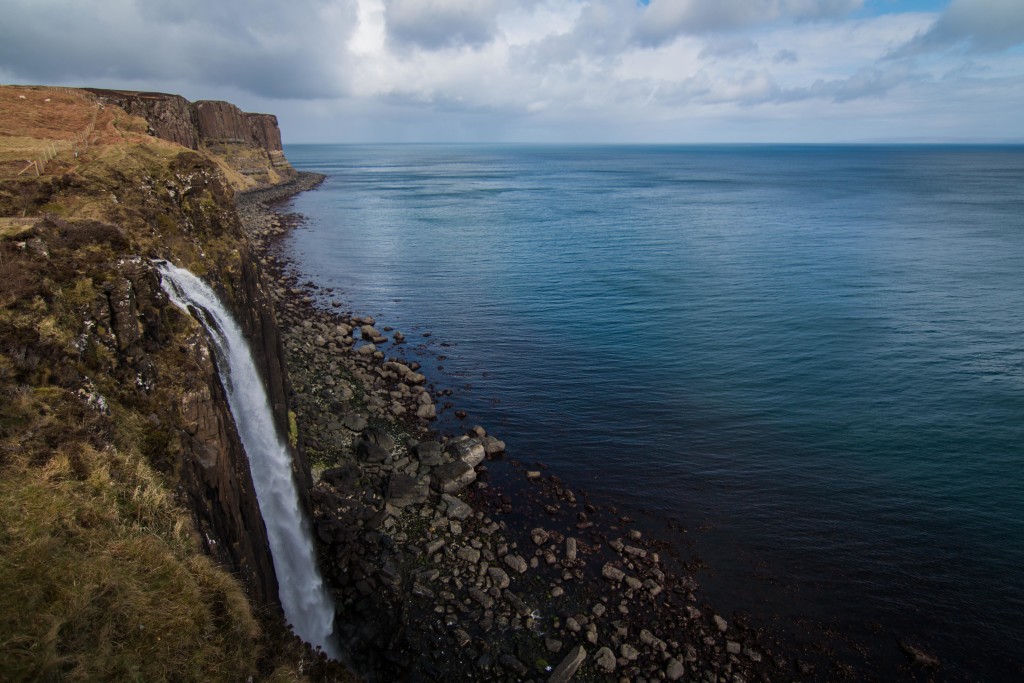 ocean waterfall