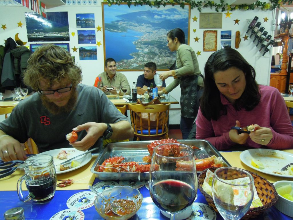 King crab, Ushuaia, arboursabroad