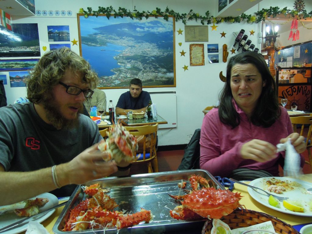 King crab, Ushuaia, arboursabroad