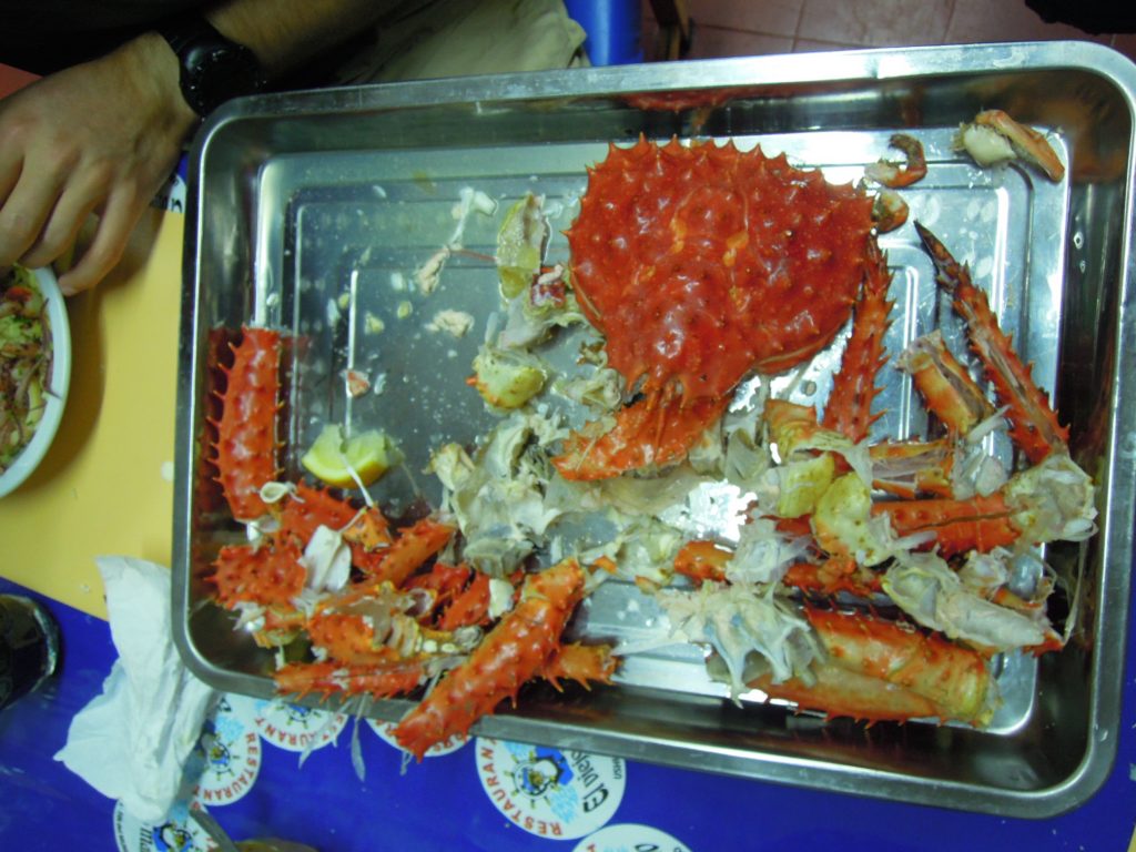 King crab, Ushuaia, arboursabroad