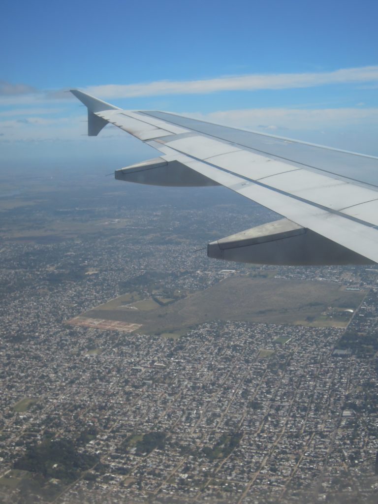 airplane wings, South America, arboursabroad