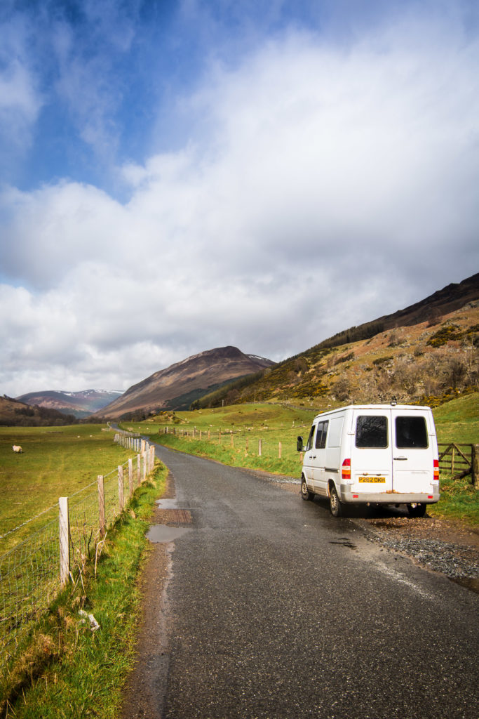 roadside, Glen Lyon, arboursabroad