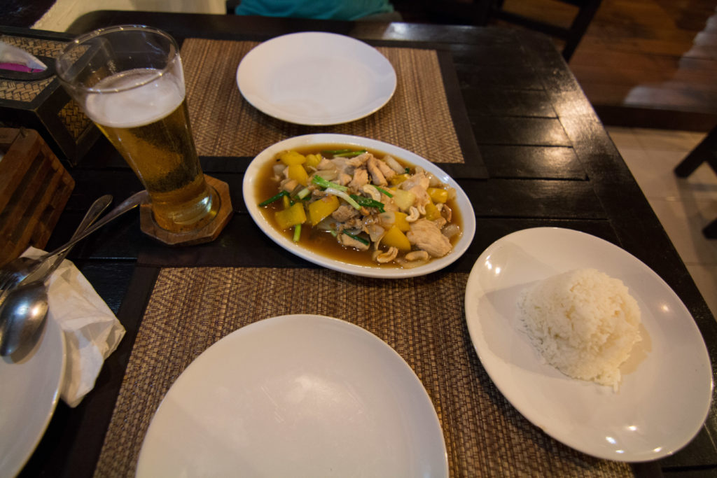 Cashew Chicken, Anna's Restaurant, Koh Phi Phi Restaurants, arboursabroad, thai islands