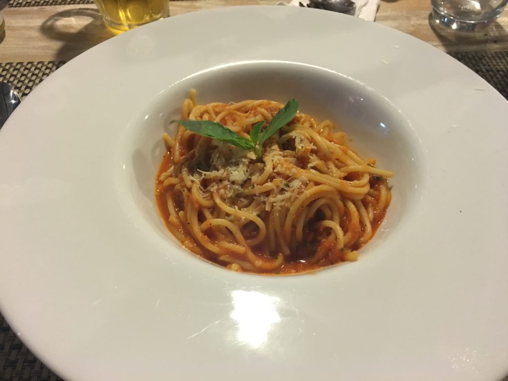 Spaghetti, Acqua Restaurant, Koh Phi Phi Restaurant, arboursabroad, thai island