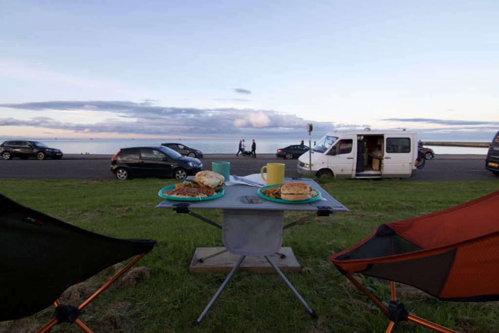 vanlife, dinner, arboursabroad