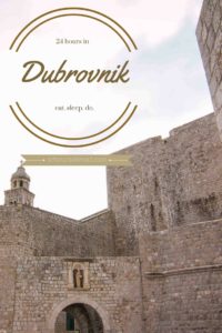 24 Hours in Dubrovnik