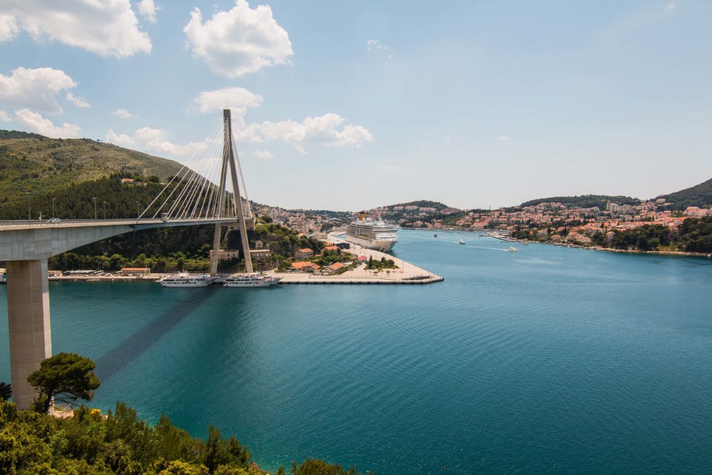Dubrovnik bridge, Dubrovnik, cruise ship, things to do in Dubrovnik, Croatia, arboursabroad