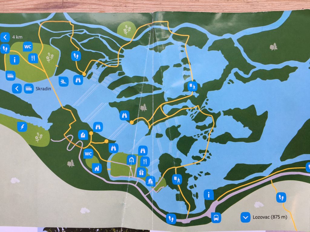 Krka park map, Krka travel guide, Croatia, National park, arboursabroad