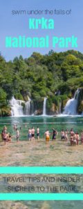 swimming at Krka waterfalls, Krka National Park, how to get to Krka, Croatia, arboursabroad