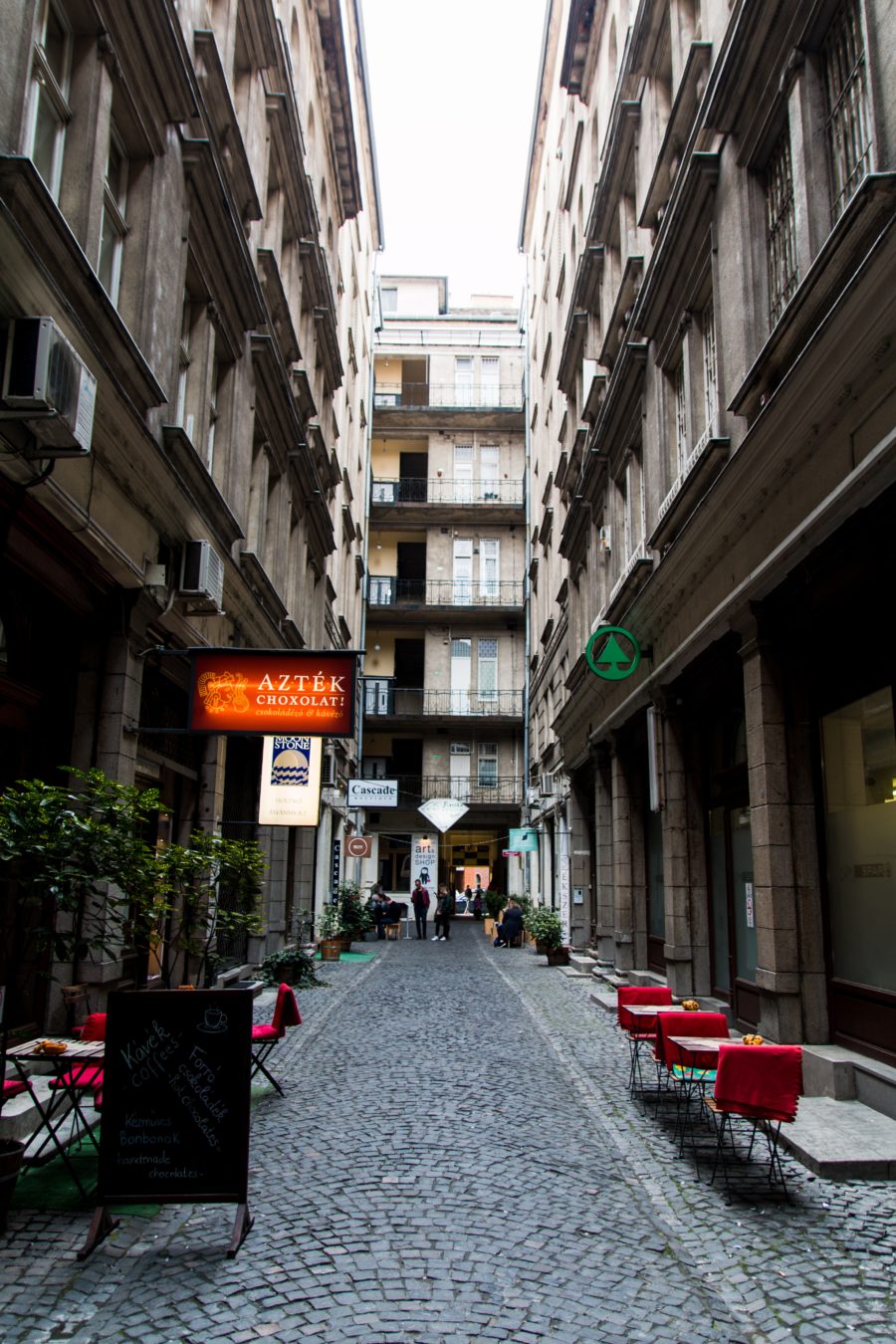 cafe in alleyway, secrets in Budapest, Budapest city guide, arboursabroad