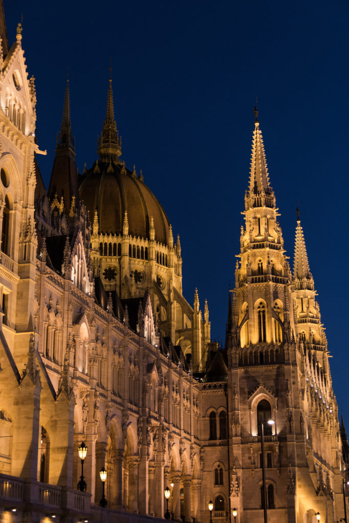 night photography, Hungarian Parliament Building, Budapest, Hungary, arboursabroad, Budapest Travel Guide