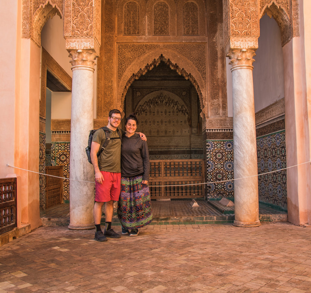 Saadian Tombs, Marrakech, Morocco, carvings, tile, arboursabroad
