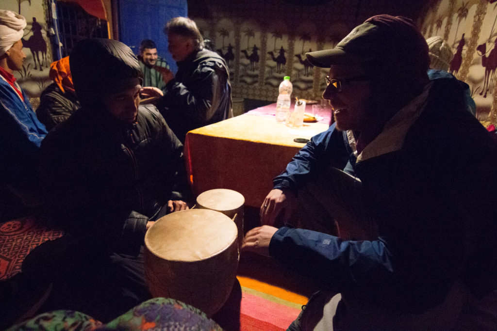 Berber music, camel trek in Morocco, Sahara, arboursabroad