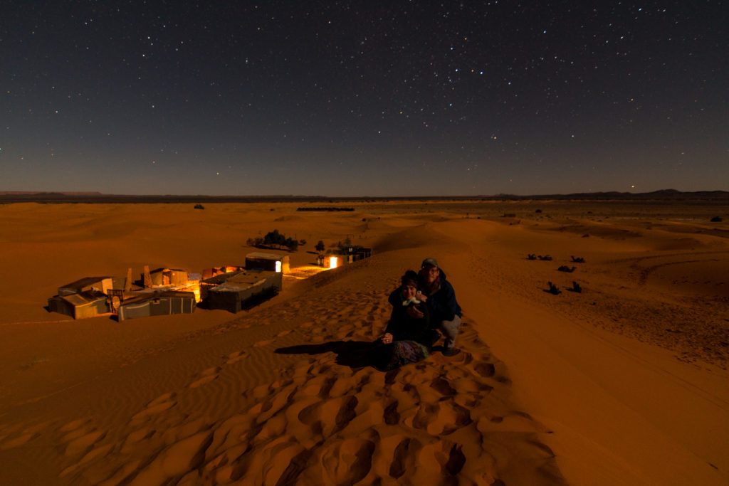night photos in Morocco, Camel trek, berber camp, Sahara, arboursabroad