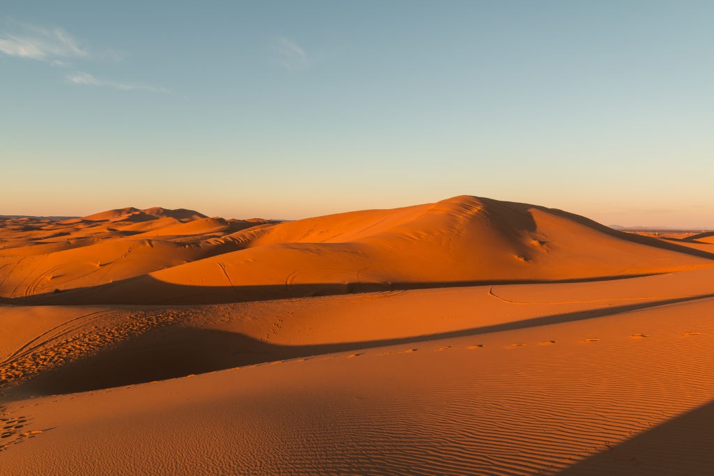 Sahara, Morocco, Sand dunes, sunrise, arboursabroad