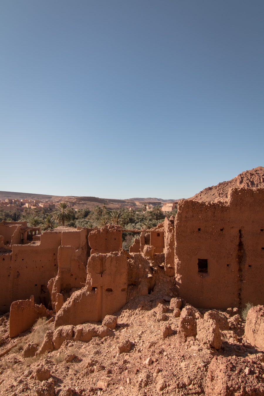 Kasbahs in Todra Gorge, Morocco, ruins, arboursabroad