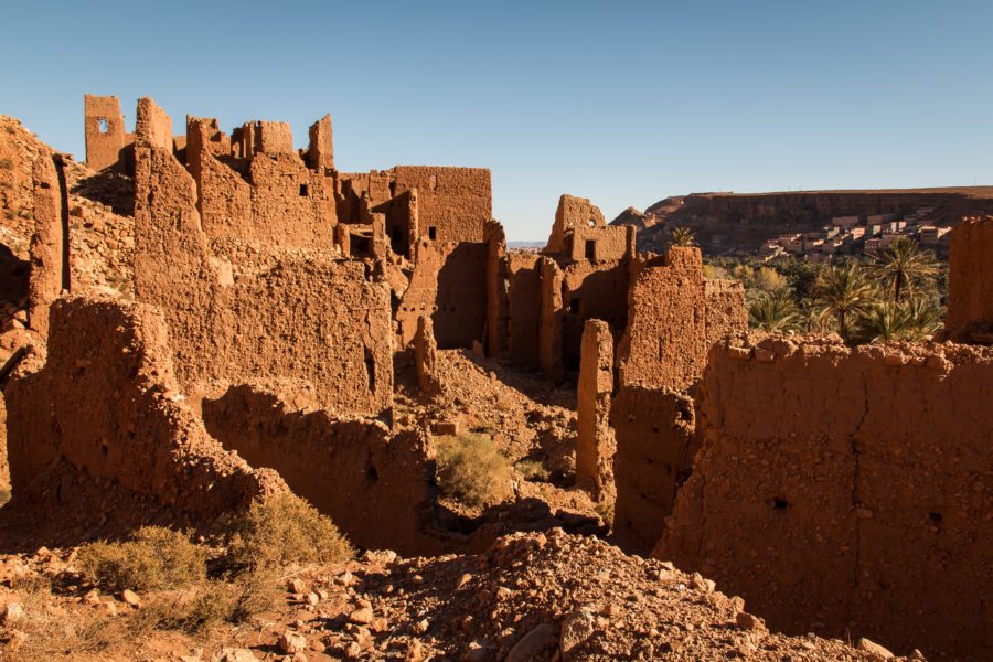 Kasbah in Todra Gorge, Morocco, off the beaten path, arboursabroad, old city, ruins