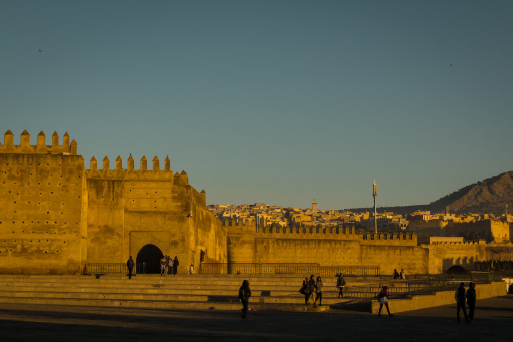 Fez medina wall in morning light, visiting fez, arboursabroad, Morocco