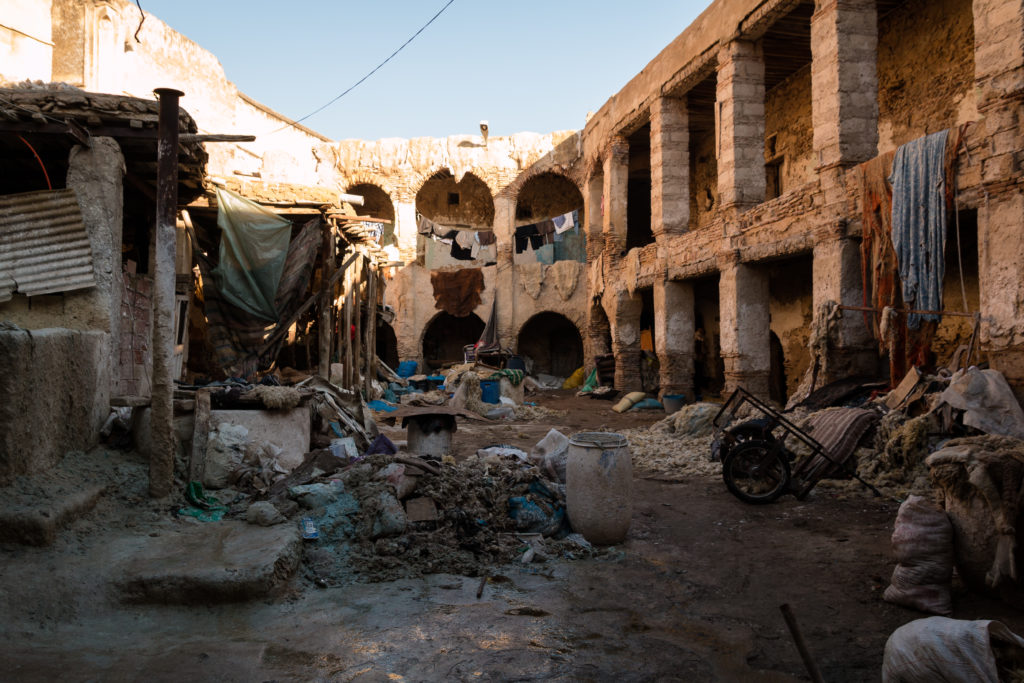 visiting fez, fez tannery, dying leather, arboursabroad
