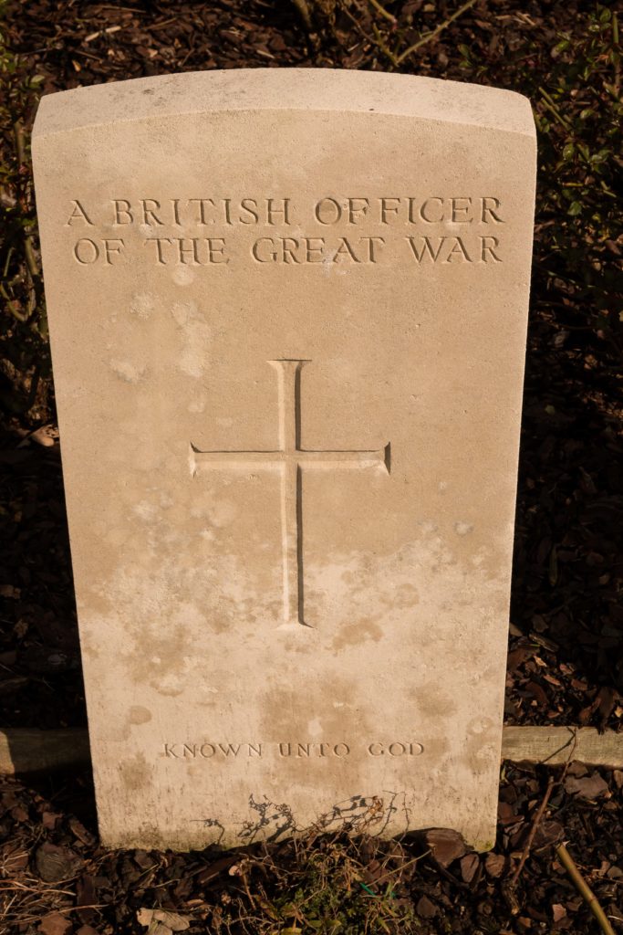 British Officer Tombstone, Tyne Cot Cemetery, World War One, Arboursabroad, Belgium