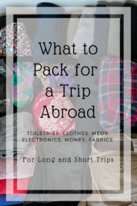 traveling abroad, packing list, arboursabroad, travel guide