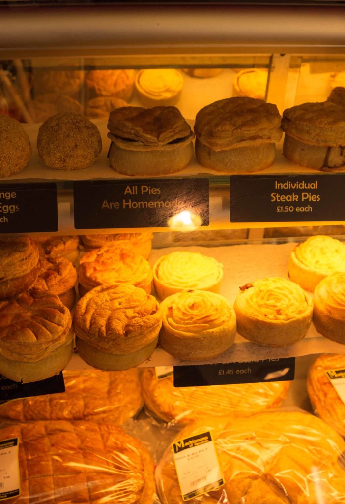 Scotch Pies at Butcher Shop, Scotch Pie, traditional Scottish food, arboursabroad