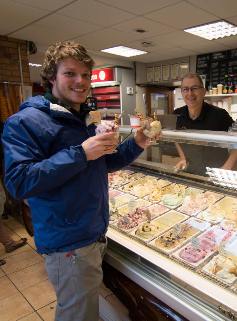 Portsoy Ice Cream, Ice Cream in Scotland, arboursabroad, food to try in Scotland