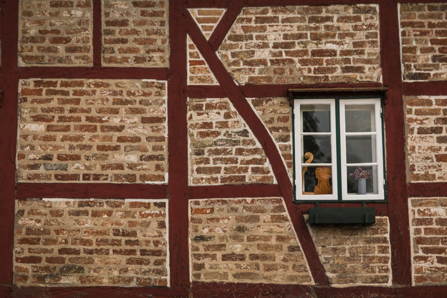 brick and wood home details, red brick home, germany, arboursabroad