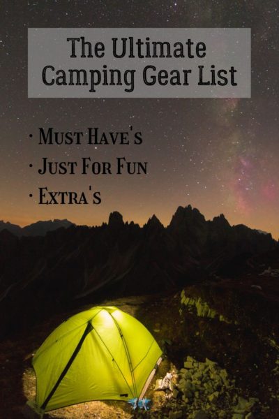 The BEST Camping Gear List, ArboursAbroad, camping