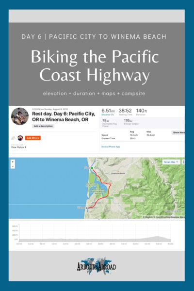 cycling Pacific City to Winema Beach bike tour guide