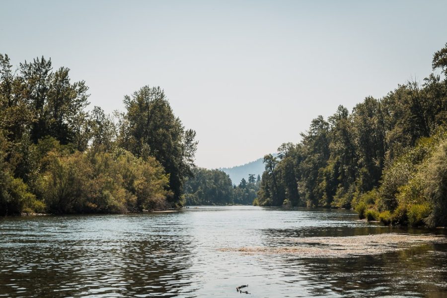 Lathrop landing boat launch on the Rogue River