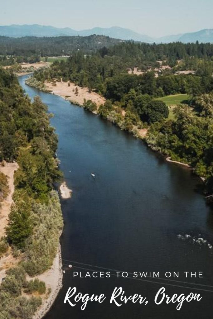 swimming on the Rogue River