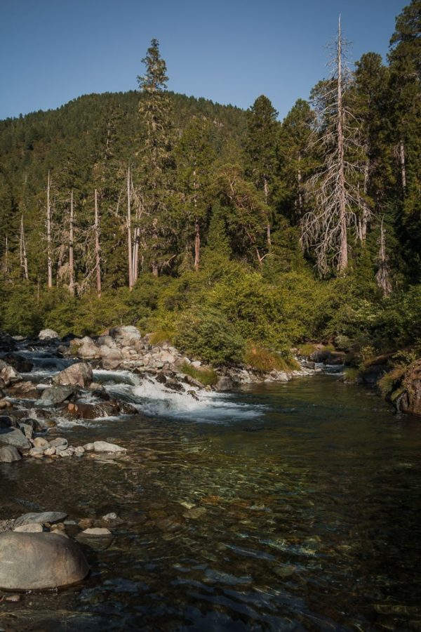 Small rapid on Smith River, California