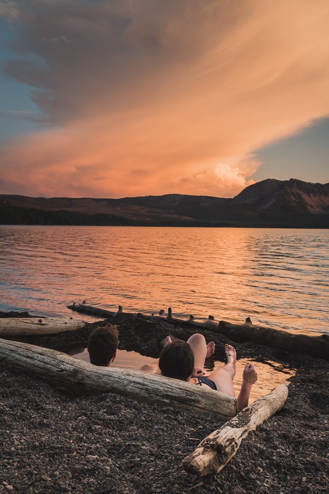 Paulina Lake Hot Springs, Bend Oregon
