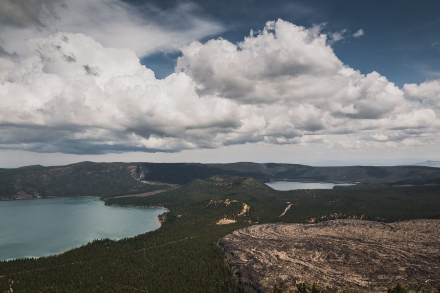 Newberry National Volcanic Monument from Paulina Peak