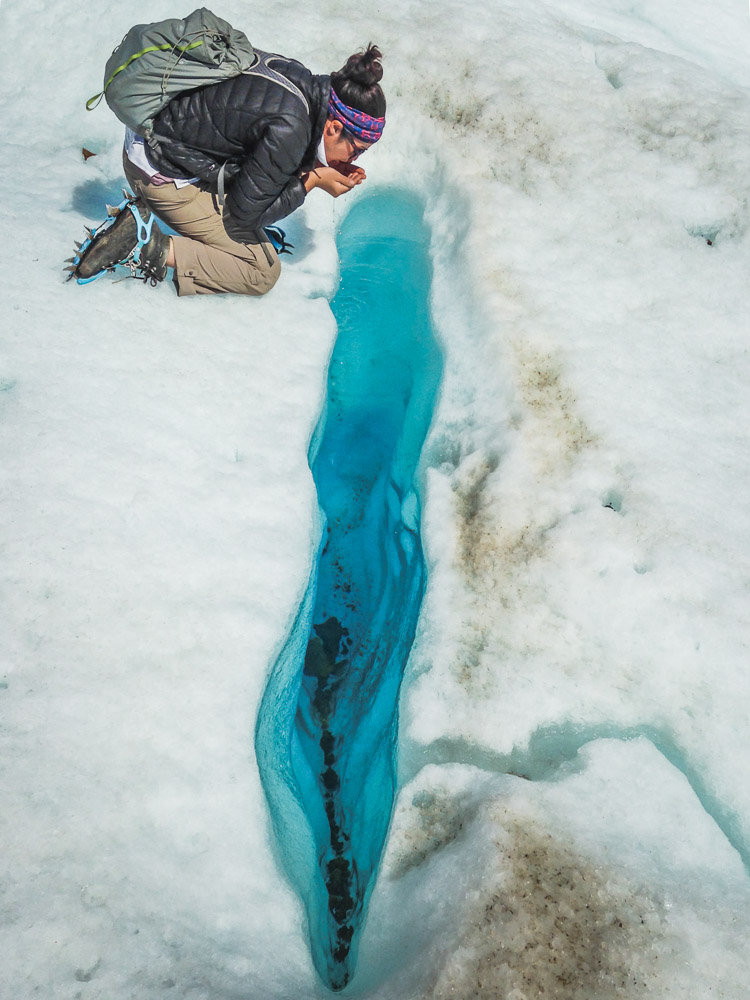 Drinking water from a Glacier, Patagonia Water, Fresh Water
