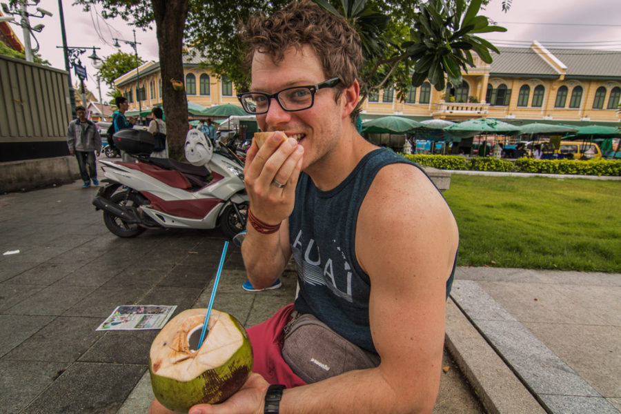 Coconut water in Thailand, ArboursAbroad, Drinking Around the World