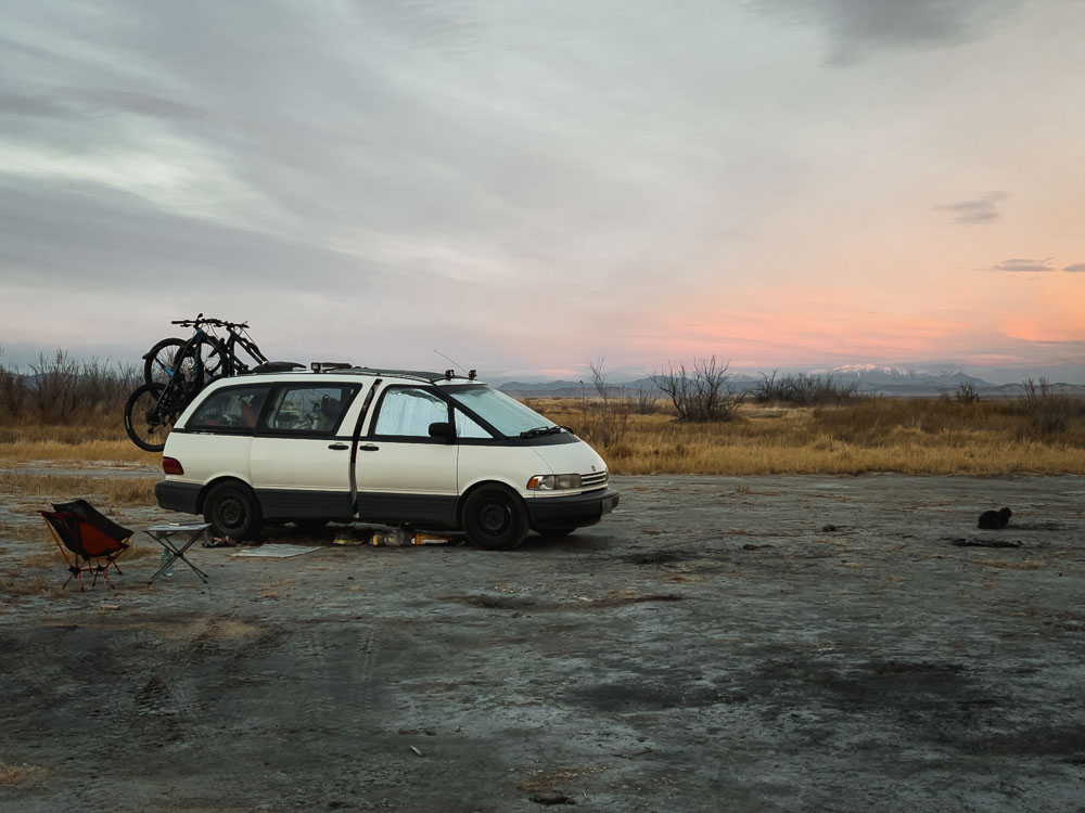 van life with a cat, van life in Utah, free camping, ArboursAbroad, vantrails