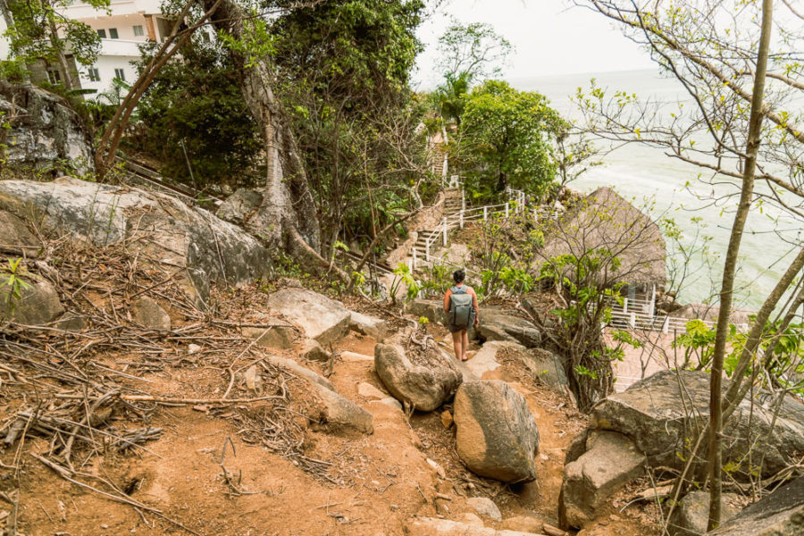hiking trail along water, Playa Colomitos Hike, Puerto Vallarta, ArboursAbroad